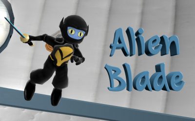 Alien Blade: My First Blender Game